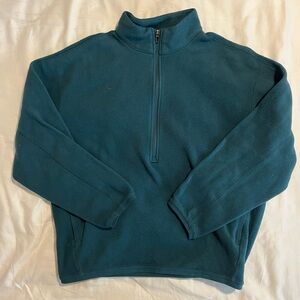 Lululemon teal fleece zip up jacket